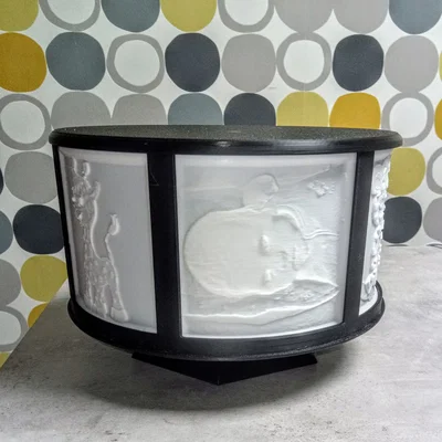 Chụp đèn Lithophane tuỳ biến hoặc đèn xoay (Rotatable lamp)