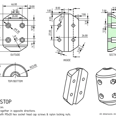 Chặn tời (Winch Stop) cho ATV/UTV