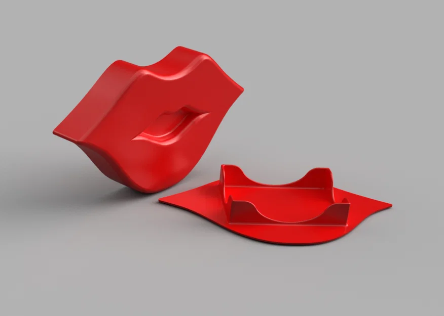 Hộp đựng bài tây hình đôi môi (Lips Card Box) in 3D ấn tượng - Image 1