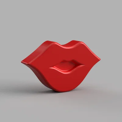 Hộp đựng bài tây hình đôi môi (Lips Card Box) in 3D ấn tượng