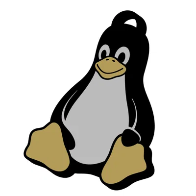 Móc khóa Linux Tux đa sắc (Multicolor) in 3D cực chất