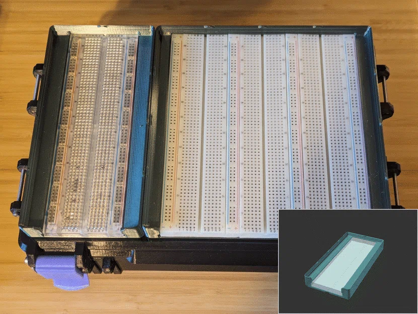 Khay Gridfinity cho Breadboard (Gridfinity Breadboard Bins) - Image 1