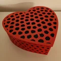 Hộp Trái Tim Valentine (Voronoi) có Nắp - Thumbnail 1