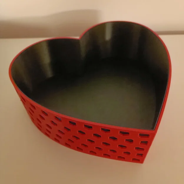 Hộp Trái Tim Valentine (Voronoi) có Nắp - Image 5