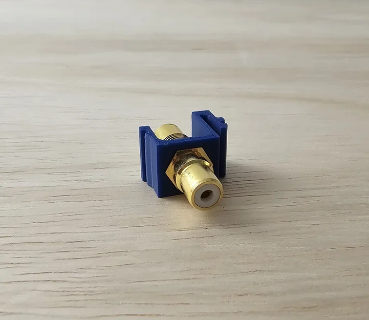 RCA Keystone (keystone jack có lỗ bắt vít cho RCA/COAX) - Image 1
