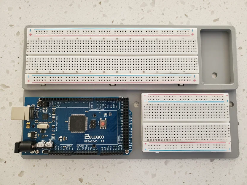 Arduino Mega kèm Breadboard (2 breadboard) - Image 1