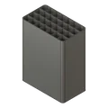 Hũ đựng cọ 28 ngăn (có/không chân Ikea Skådis) - Pot pour pinceaux 28 slots - Thumbnail 3