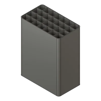 Hũ đựng cọ 28 ngăn (có/không chân Ikea Skådis) - Pot pour pinceaux 28 slots