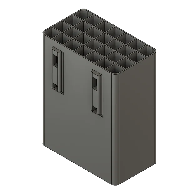 Hũ đựng cọ 28 ngăn (có/không chân Ikea Skådis) - Pot pour pinceaux 28 slots - Image 4