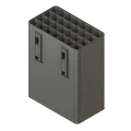 Hũ đựng cọ 28 ngăn (có/không chân Ikea Skådis) - Pot pour pinceaux 28 slots - Thumbnail 4