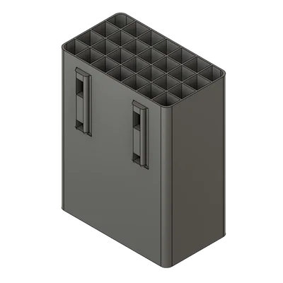 Hũ đựng cọ 28 ngăn (có/không chân Ikea Skådis) - Pot pour pinceaux 28 slots