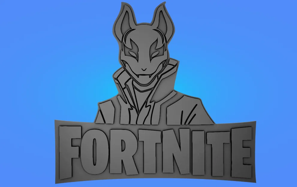 Mô hình tranh treo tường 3D logo Fortnite cực chất cho game thủ - Image 1