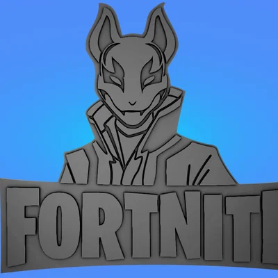 Mô hình tranh treo tường 3D logo Fortnite cực chất cho game thủ