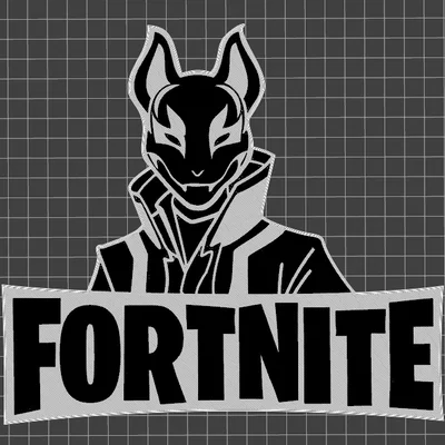 Mô hình tranh treo tường 3D logo Fortnite cực chất cho game thủ