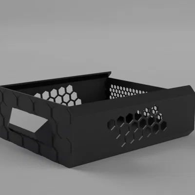 Ngăn kéo gắn dưới bàn họa tiết lục giác (Underdesk Drawer with Hexagonic Design)