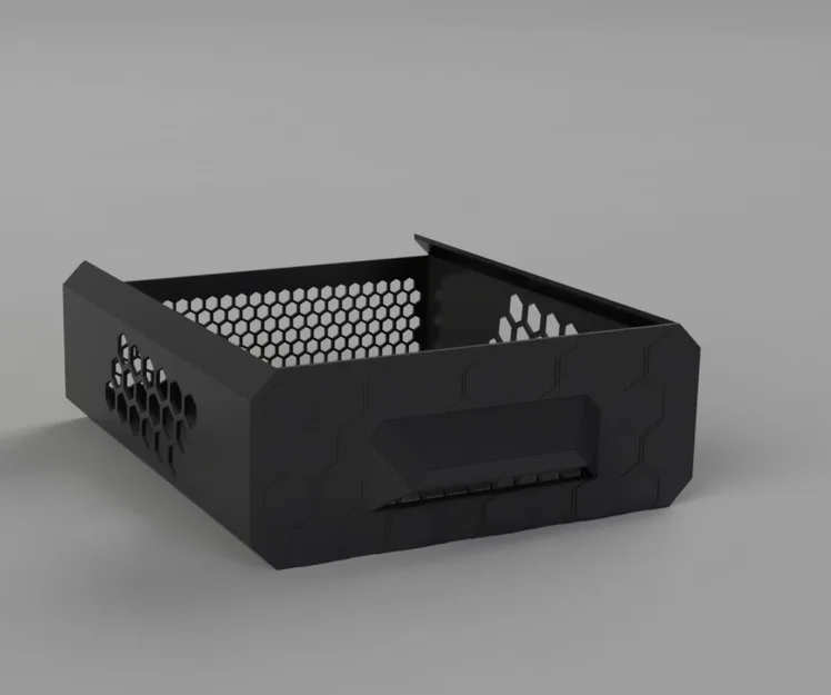 Ngăn kéo gắn dưới bàn họa tiết lục giác (Underdesk Drawer with Hexagonic Design) - Image 5