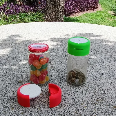 Nắp hũ khóa số (Combination lock)