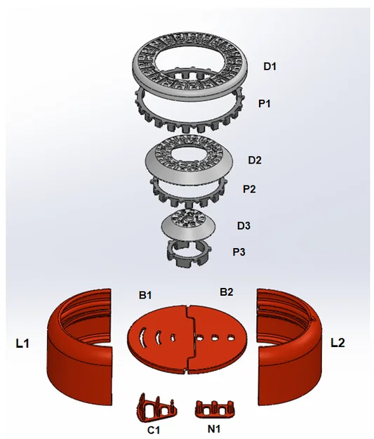 Nắp hũ khóa số (Combination lock) - Image 4