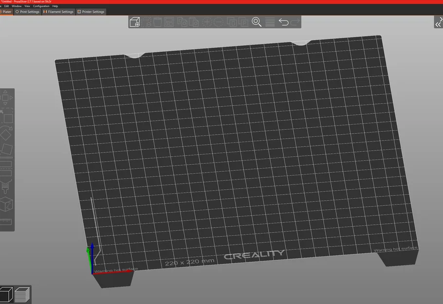 Tấm Build Plate Ender 3 V3 SE (Hình texture bề mặt bed) - Image 1