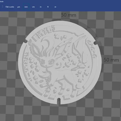Bộ sưu tập mô hình nắp cống Pokemon - Đế lót ly 3D độc đáo