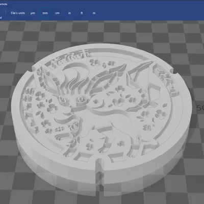 Bộ sưu tập mô hình nắp cống Pokemon - Đế lót ly 3D độc đáo