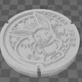 Bộ sưu tập mô hình nắp cống Pokemon - Đế lót ly 3D độc đáo - Thumbnail 7