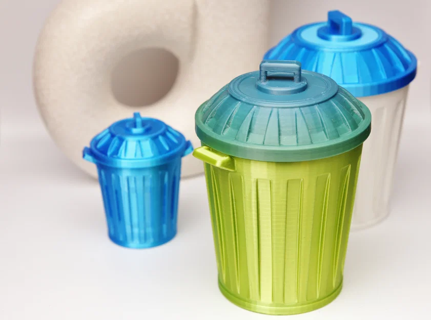 Thùng rác mini in 3D tiện dụng cho bàn làm việc - Image 3