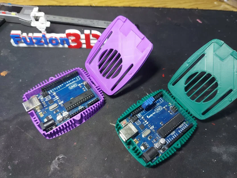 Hộp bảo vệ Arduino UNO R3 có nắp gập tản nhiệt tiện lợi - Image 5