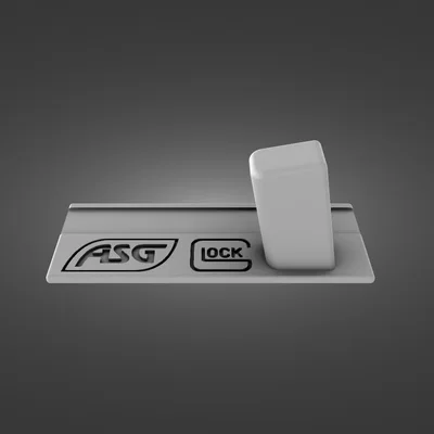 Kệ trưng bày Glock 19 & giá giữ băng đạn (ASG)