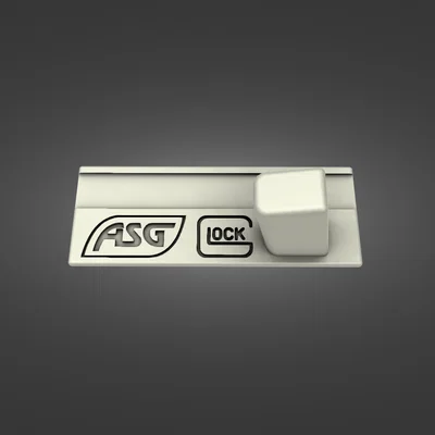 Kệ trưng bày Glock 19 & giá giữ băng đạn (ASG)