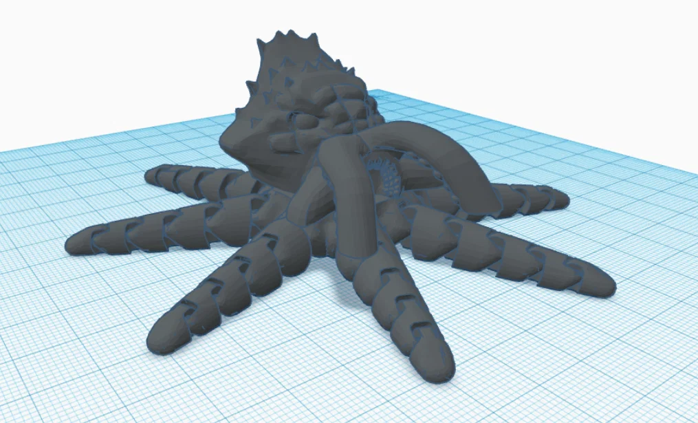 Mô hình Kraken linh hoạt in 3D siêu ngầu - Image 1