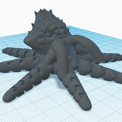 Mô hình Kraken linh hoạt in 3D siêu ngầu