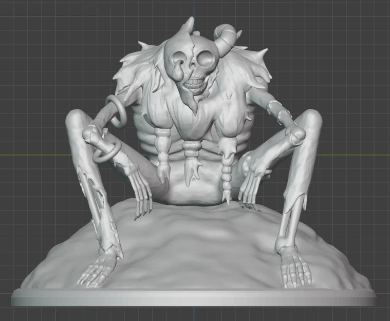 Mô hình 3D The Lich (Adventure Time) - Tượng nhân vật chi tiết - Image 1