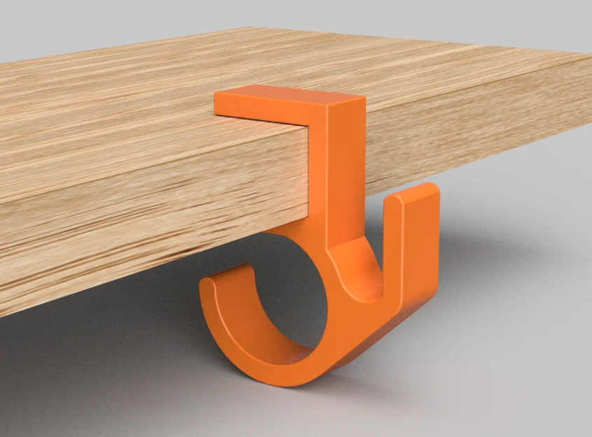 Quản lý dây cáp dưới bàn – Kẹp giữ cáp (Desk cable management - Cable holder) - Image 1