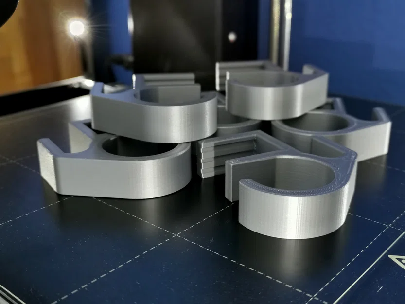Quản lý dây cáp dưới bàn – Kẹp giữ cáp (Desk cable management - Cable holder) - Image 3