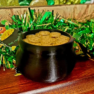 Pot O' Gold – Nồi Vàng Leprechaun có đáy giả và ngăn chứa