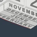 Infinity Calendar (Lịch Vô Cực) – Xoay khối để đổi ngày & tháng - Thumbnail 7