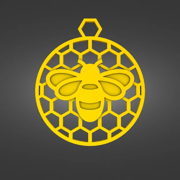 Bông tai Ong Tổ Lục Giác (Honeycomb Bee Earrings) - Image 5