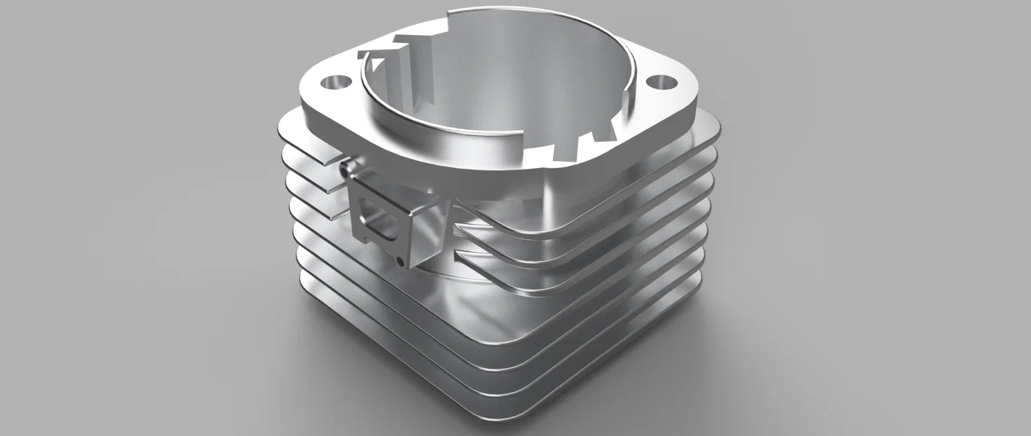 Chậu cây mô phỏng xi-lanh động cơ 3D cực ngầu cho bàn làm việc - Image 1