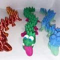Mô hình rồng 3D Dragon My Feet: Đồ chơi khớp nối linh hoạt siêu cưng - Thumbnail 1