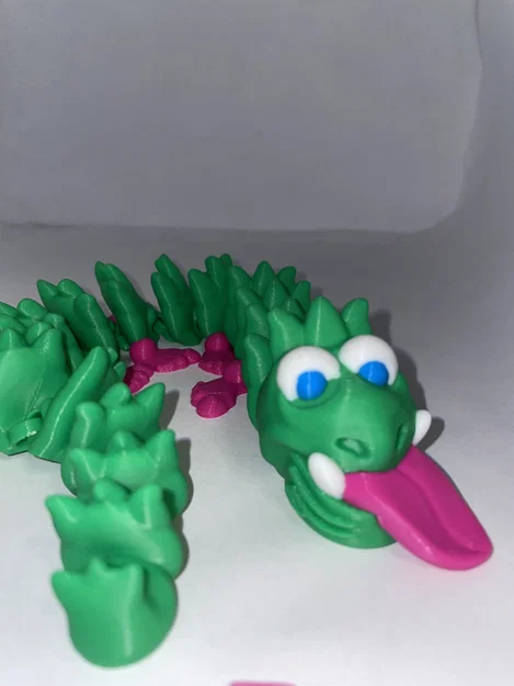 Mô hình rồng 3D Dragon My Feet: Đồ chơi khớp nối linh hoạt siêu cưng - Image 3