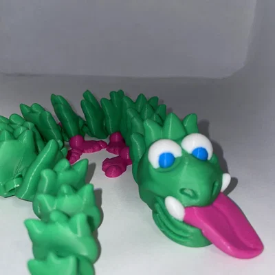 Mô hình rồng 3D Dragon My Feet: Đồ chơi khớp nối linh hoạt siêu cưng