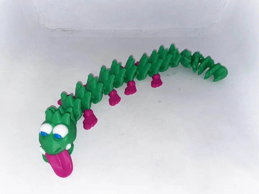 Mô hình rồng 3D Dragon My Feet: Đồ chơi khớp nối linh hoạt siêu cưng - Image 4