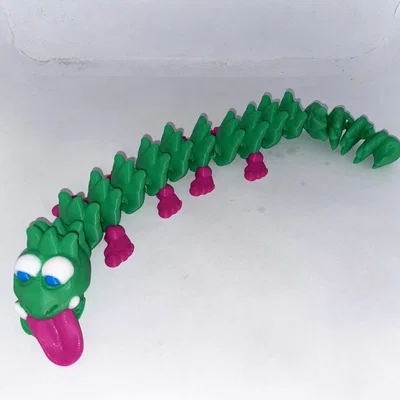 Mô hình rồng 3D Dragon My Feet: Đồ chơi khớp nối linh hoạt siêu cưng