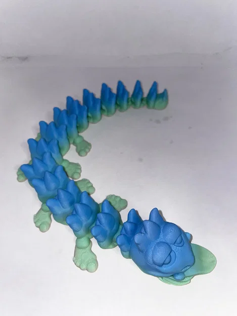 Mô hình rồng 3D Dragon My Feet: Đồ chơi khớp nối linh hoạt siêu cưng - Image 7