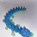 Mô hình rồng 3D Dragon My Feet: Đồ chơi khớp nối linh hoạt siêu cưng - Thumbnail 7