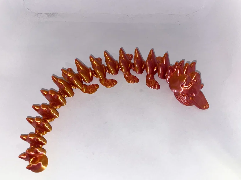 Mô hình rồng 3D Dragon My Feet: Đồ chơi khớp nối linh hoạt siêu cưng - Image 9