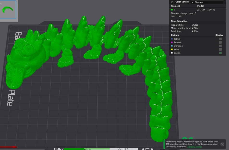 Mô hình rồng 3D Dragon My Feet: Đồ chơi khớp nối linh hoạt siêu cưng - Image 11