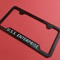 Khung biển số xe phong cách U.S.S. Enterprise in 3D độc đáo - Thumbnail 1