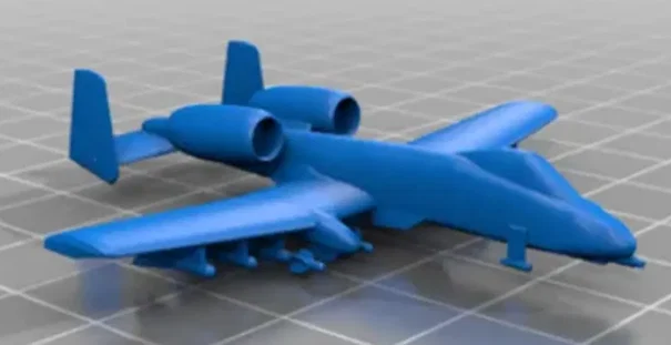 Mô hình máy bay A-10 Warthog in 3D phiên bản kích thước lớn - Image 2